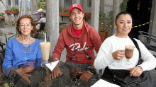 Ruby Monroy, Freddy López y Leidy Mesa, de Bogotá. Ruby Monroy, Freddy López y Leidy Mesa, de Bogotá.