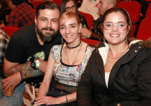 Marcelo Torres, Melissa Gutiérrez y Diana Torres.