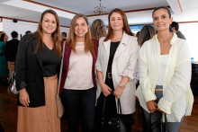 Tatiana López, Diana Gutiérrez y Marcela Calderón, Lina Ramírez, Presidente Ejecutiva Cámara de Comercio Tatiana López, Diana Gutiérrez y Marcela Calderón, Lina Ramírez, Presidente Ejecutiva Cámara de Comercio