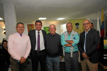 Rusbel Franco Bustamante, Javier Rincón, Germán Villanueva, José Fernando Palacio y Gilberto Gil. Rusbel Franco Bustamante, Javier Rincón, Germán Villanueva, José Fernando Palacio y Gilberto Gil.