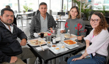 Yensul Manrique, Julián Zuluaga, Sara Ocampo e Isabella Arce.