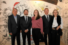 Óscar Jaramillo Botero, Juliana Jaramillo Gómez, Javier Valencia Duque, Adolfo Escobar Montoya y Liliana Alzate. Óscar Jaramillo Botero, Juliana Jaramillo Gómez, Javier Valencia Duque, Adolfo Escobar Montoya y Liliana Alzate.