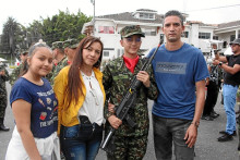 Fotos| Luis Trejos | LA PATRIA  Valentina Morales, Gloria Manrique, Coral Pérez y Carlos Alberto Pérez.