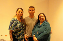 Paula Ravagli, Mauricio Azate Santa y Nancy Luna Rios. Paula Ravagli, Mauricio Azate Santa y Nancy Luna Rios.