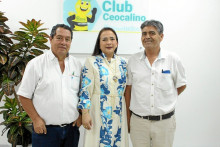 Representantes de la junta de vigilancia Ceocal: Gildardo López, Lina María Muñoz y Hernán Merchán.