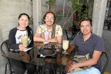 Luz Rodríguez Muñoz, Andrés Felipe Duarte y Andrés Felipe Rodríguez.