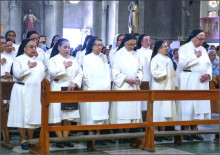 La Congregación de Hermanas Dominicas de la Presentación, celebró en dos actos especiales, sus 150 años de presencia en Colombia. La Provincia de Manizales reunida en pleno junto a al comunidad de laicos, fue homenajeada después de la Ceremonia Eucarística en la Catedral Basílica de Manizales. La Congregación de Hermanas Dominicas de la Presentación, celebró en dos actos especiales, sus 150 años de presencia en Colombia. La Provincia de Manizales reunida en pleno junto a al comunidad de laicos, fue homenajeada después de la Ceremonia Eucarística en la Catedral Basílica de Manizales.