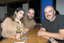 Erika Gartsos, Santiago Gómez y Alejandro Trujillo. Erika Gartsos, Santiago Gómez y Alejandro Trujillo.