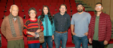 Óscar Gaviria Valencia, María Virginia Santander, Viviana Santander, Carlos Augusto Jaramillo, Oliver Pescador y David Gálvez.