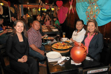 Liliana Giraldo, Gonzalo Guapacha, Emilse Guapacha y Gloria Guapacha.