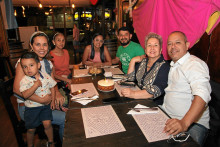 Ana Hernández, Mathias Fortich, Gladis Colmenares, Carmen Hernández, Kevin Hernández, Leonor Cardona y Andres Fortich. Ana Hernández, Mathias Fortich, Gladis Colmenares, Carmen Hernández, Kevin Hernández, Leonor Cardona y Andres Fortich.