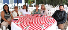 Myriam Isaza, Orfa Saez, Liliana Vélez, Rosalba Gómez de Chica, Gloria Cristiana Chica y Carlos Eduardo Sánchez.