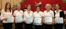 María Elena Vargas, Martha Lucía Díaz, Luz Elena Ríos, Dora Luz Vélez, María Elena García e Isabel Cristina López obtuvieron sus certificados de la Secretaría de Cultura de Caldas y de la Escuela Departamental de Música de Caldas.