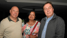 Gilberto Cardona Arango, Luz Elena Aristizábal y Jorge Aristizábal.