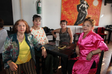 Fanny Jaramillo, Marina Alarcón, Francia Suárez y Nelly López. Fanny Jaramillo, Marina Alarcón, Francia Suárez y Nelly López.