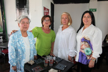 Graciela Jiménez Arango, Ubelny Cardona Giraldo, María Consuelo Londoño López y María Luisa Ama. Graciela Jiménez Arango, Ubelny Cardona Giraldo, María Consuelo Londoño López y María Luisa Ama.