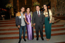 Jhon Alejandro Salazar Aristizábal, María Sorany Aristizábal Herrera, Jorge Hernán Salazar y Diana Paola Salazar Aristizábal.