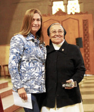 Beatriz Eugenia Pardo Trujillo, directora ejecutiva de la Fundación Obras Sociales Betania, y hermana Martha Lucía Andrade, exvicecanciller de la UCM. Beatriz Eugenia Pardo Trujillo, directora ejecutiva de la Fundación Obras Sociales Betania, y hermana Martha Lucía Andrade, exvicecanciller de la UCM.