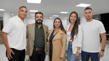 Víctor Manuel Castro, Luis David Cardona Jiménez, Carolina Suárez Valencia, Mariana Delgado Loaiza y David Quintero Londoño, arquitectos de la obra.