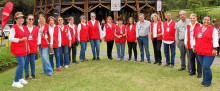 Integrantes de la Asociación Caldense de Orquideología.