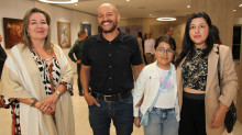 Aída Valencia, Héctor Julián Sánchez, Emily Sánchez y Ángela Ríos Flórez. Aída Valencia, Héctor Julián Sánchez, Emily Sánchez y Ángela Ríos Flórez.