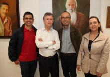 Luis Miguel Alzate, Ramiro Ramírez, Pablo Chaves y Mónica Tabares. Luis Miguel Alzate, Ramiro Ramírez, Pablo Chaves y Mónica Tabares.