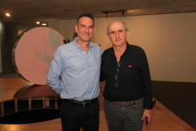 Álvaro Uribe y Elías Heim. Álvaro Uribe y Elías Heim.
