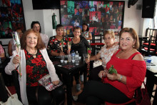 Fanny Jaramillo, Mariana Alarcón, Francia Suárez, Daloris Hernández y Sofía Gómez.