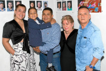 Karen Liset Quintero, Emanuel Delgado, James Delgado, Alba Lucía Aguirre y Jairo Aguirre.