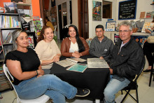 Lina María Torres, Lorena Botero, Ana María Pinzón, Mauricio Buitrago y Gustavo Ocampo.