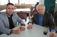 Fotos | Argemiro Idárraga | LA PATRIA Jhon Edison Marín y Uriel Humberto Buitrago Betancur. Fotos | Argemiro Idárraga | LA PATRIA Jhon Edison Marín y Uriel Humberto Buitrago Betancur.