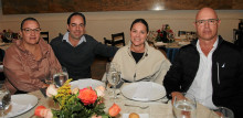 Edna Cecilia Gómez, Ricardo Vélez, Valentina Salazar y Juan Pablo Jiménez.