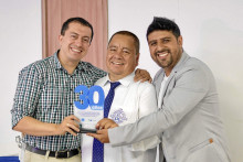 David Rios, Alberto Casallas y Daniel Sánchez. David Rios, Alberto Casallas y Daniel Sánchez.