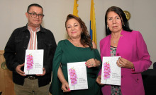 Ángel María Ocampo, Noira Isabel Arias y Ana Clara Gallo. Ángel María Ocampo, Noira Isabel Arias y Ana Clara Gallo.