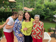 Ligia Ossa, Celina Vélez, Amparo Perdomo y Mariela Patiño. Ligia Ossa, Celina Vélez, Amparo Perdomo y Mariela Patiño.