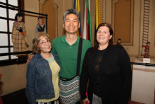 Gladys Pamela Taiji, Taiji Kudo y Alice Andrea Cardona. Gladys Pamela Taiji, Taiji Kudo y Alice Andrea Cardona.