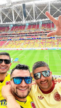 Alejandro Calderón, Sergio Calderón y Paulo Niño. Alejandro Calderón, Sergio Calderón y Paulo Niño.