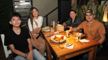 Juan Andrés Bernal, Camila Bernal, Marcela Medina y Jorge Andrés Bernal.