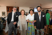 Miguel Mourato, Ligia Sierra de Alzate, Gabriela Mourato y Julián de la Chica. Miguel Mourato, Ligia Sierra de Alzate, Gabriela Mourato y Julián de la Chica.