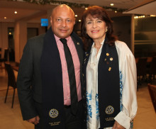 Jhon Jairo Castro Buitrago, presidente entrante, y Mónica Giraldo, presidenta saliente. Jhon Jairo Castro Buitrago, presidente entrante, y Mónica Giraldo, presidenta saliente.
