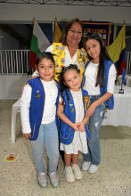 Ángela Patricia Montoya, Ana María Valencia, María Camila Cañón y Celeste Jaramillo.