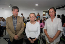 Alberto Bedoya, Nubia Valencia y Sara Trejos. Alberto Bedoya, Nubia Valencia y Sara Trejos.