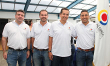 Osvaldo Gómez, Guillermo Valencia, Juan Manuel Rivera e Ignacio Pimiento.