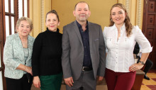 Ana Liria Mejía, Rocío Giraldo, Nicolás Giraldo y Pilar Martínez. Ana Liria Mejía, Rocío Giraldo, Nicolás Giraldo y Pilar Martínez.