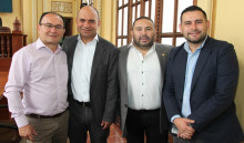 Jahir Álvarez, Luis Alberto Giraldo, Freddy Arenas y Luis Vargas. Jahir Álvarez, Luis Alberto Giraldo, Freddy Arenas y Luis Vargas.
