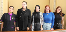 Luz Quiceno, Paula Fernanda López, María Angélica Osorio, Carolina Castaño y María Eugenia Marín. Luz Quiceno, Paula Fernanda López, María Angélica Osorio, Carolina Castaño y María Eugenia Marín.