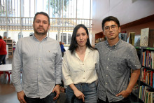 Ricardo Gutiérrez, Daniela Soto y Julián Bernal.