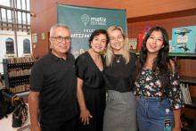 Rodrigo Cardona, Gloria Espinoza, Yaneth Usma y Luisa María Bedoya.