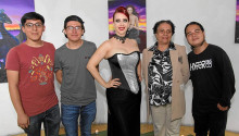 Alfonso Córdoba, Esaú Barranco, Mariana Tapia, Rosalba Arias y Michael Rosas.