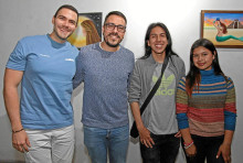 Daniel Uribe, Federico Santa, Santiago Oviedo y Ana Sofía Castilla.